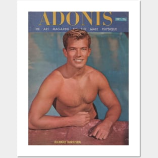 ADONIS Magazine - Vintage Physique Muscle Male Model Magazine Cover Posters and Art